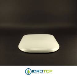 Copriwater per NERO CERAMICA AMICA come ORIGINALE TERMOINDURENTE BIANCO cerniera inox normale