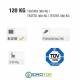 Staffa Unità Esterna cm 42 Climatizzatore portata 120 Kg Regolabile.Certificata TUV