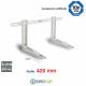 Staffa Unità Esterna cm 42 Climatizzatore portata 120 Kg Regolabile.Certificata TUV