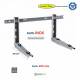 Staffa Regolabile INOX cm 45 per Climatizzatore portata 160 Kg.Certificata TUV