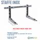 Staffa Regolabile INOX cm 45 per Climatizzatore portata 160 Kg.Certificata TUV