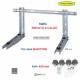 Staffa Regolabile ZINCATA a CALDO cm 45 per Condizionatore 160 Kg+kit antivibranti