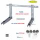 Staffa Regolabile ZINCATA a CALDO cm 52 per Condizionatore 160 Kg+kit antivibranti