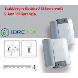 Scaldabagno Elettrico A12 Sopralavello 5 Anni Garanzia Bandini Scaldacqua