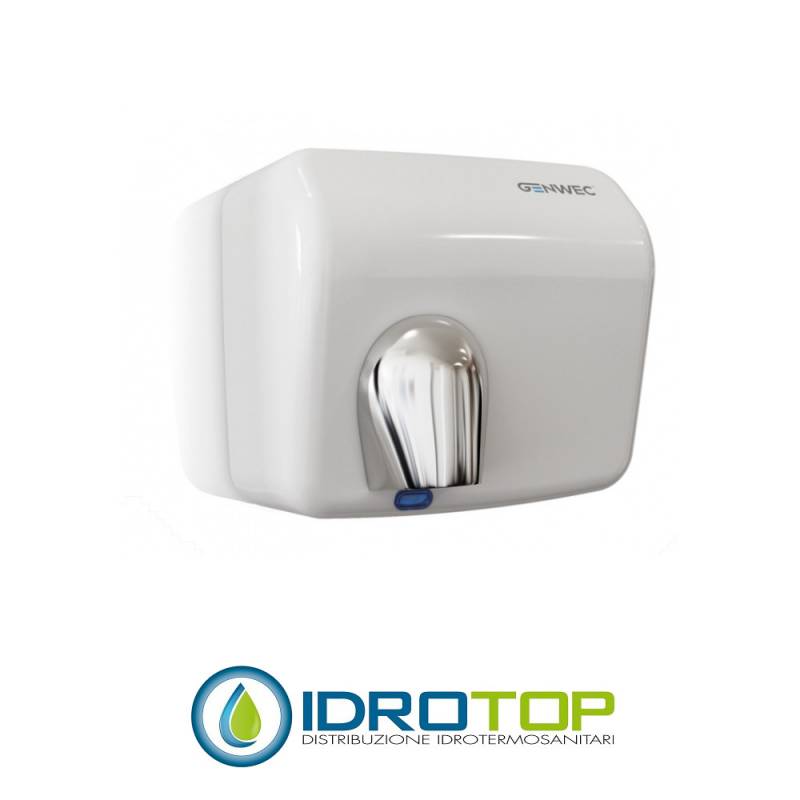 Asciugamani elettrico automatico GENWEC CLASSICFLOW in acciaio inox