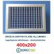 Bocchette Griglie 400X200mm in alluminio con Alette orientabili Singolarmente