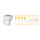 Wc con trituratore incorporato Sanibravo Standard Lux