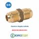 Kit 5 Nipplo Raccordo Sae 5/8" M/M Giunto-Bocchettone a Doppia Cartella