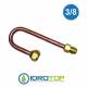Raccordo di Inversione 180° in rame da 3/8" Sae per Split Climatizzatori