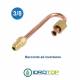 Raccordo di Inversione 180° in rame da 3/8" Sae per Split Climatizzatori
