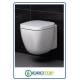 Vaso Sospeso ONE in ceramica Rak Ceramics colore Bianco