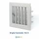 Bocchetta Aria cm14x13 Alluminio con Adattatore D.60-Griglia x Caminetto Regolabile