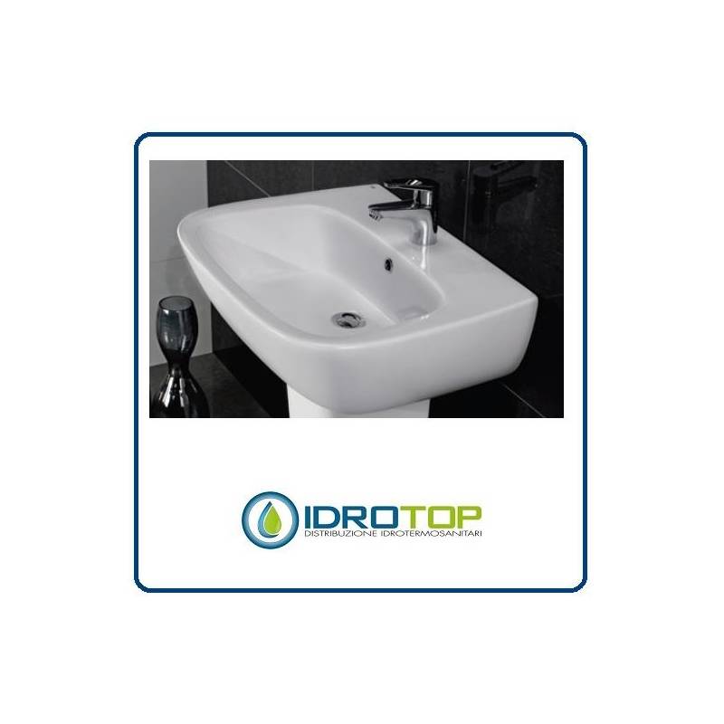 Lavabo ONE 60x46 in Ceramica Rak Ceramics colore Bianco