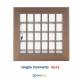 Bocchetta Aria cm16x16 BRONZO-Griglia x Caminetto Regolabile con Serranda