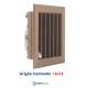 Bocchetta Aria cm16x16 BRONZO-Griglia x Caminetto Regolabile con Serranda
