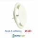 Valvola Bocchetta Diam.200mm MANDATA BIANCA Completa di Collarino