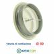 Valvola Bocchetta Diam.80mm MANDATA BIANCA Completa di Collarino