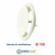 Valvola Bocchetta Diam.100mm MANDATA BIANCA Completa di Collarino