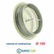 Valvola Bocchetta Diam.100mm MANDATA BIANCA Completa di Collarino