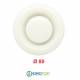Valvola Bocchetta Diam.80mm RIPRESA BIANCA Completa di Collarino