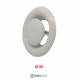 Valvola Bocchetta Diam.80mm RIPRESA BIANCA Completa di Collarino