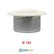 Valvola Bocchetta Diam.100mm RIPRESA BIANCA Completa di Collarino