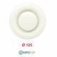 Valvola Bocchetta Diam.125mm RIPRESA BIANCA Completa di Collarino