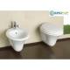 VASO e BIDET SOSPESO serie SCULTURE