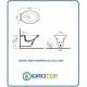 MISURE TECNICHE BIDET serie SCULTURE