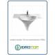 LAVABO SCULTURE da 110 con semicolonna