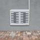 Jimmy Copri Climatizzatore/Condizionatore BIANCO per Unità Esterna L1100xH830xP590 in Alluminio Composito