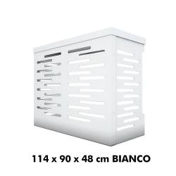 Jimmy Copri Climatizzatore/Condizionatore BIANCO Unità Esterna L1140xH900xP480   in Alluminio Composito