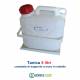 Tanica 5 Lt Raccogli Condensa per Unità Esterne Condizionatori.Completa di Supporto a Muro