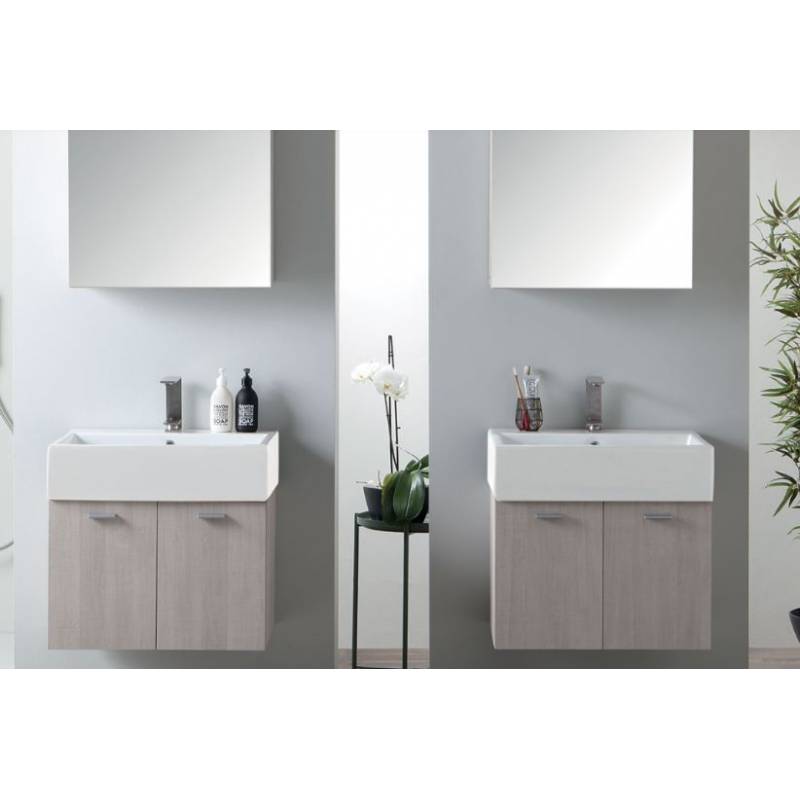 Lavabo 60X50 di ricambio in Ceramica per modello acquaceramica serie VOLA 60X50 BIANCO Colavene