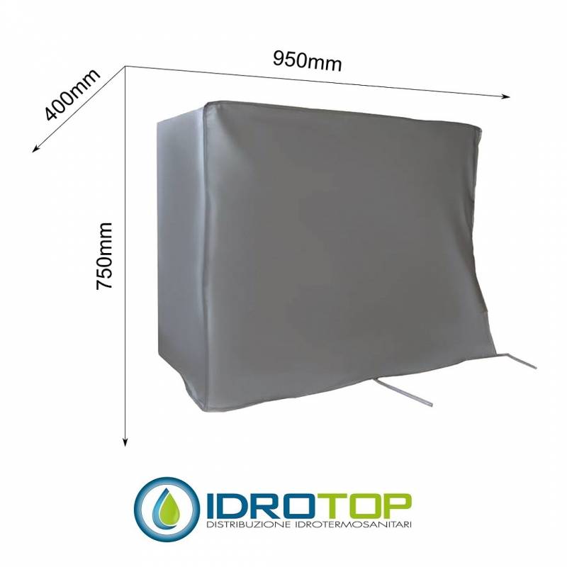 Telo Cappottina 950x750x400 mm per Condizionatore Protezione Unità Esterna