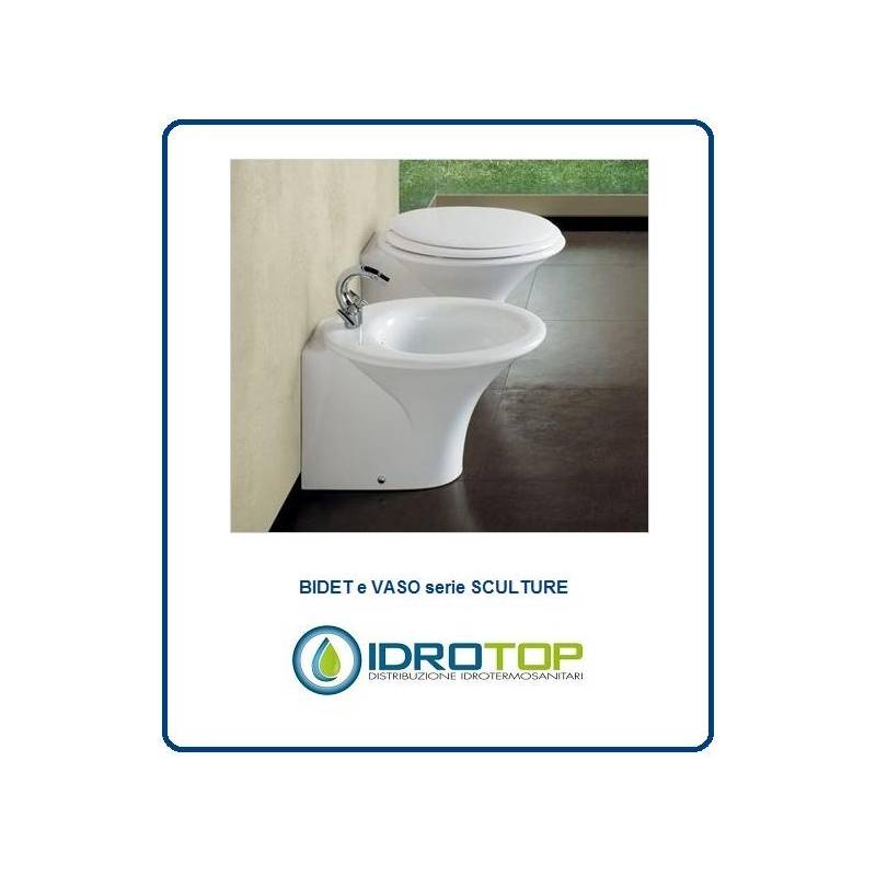 Bidet filo muro Sculture