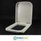 Copriwater per CIELO OPERA QUADRO come ORIGINALE TERMOINDURENTE BIANCO cerniera inox normale o rallentata soft close