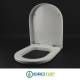Copriwater per CIELO OPERA TONDO come ORIGINALE TERMOINDURENTE BIANCO cerniera inox normale o rallentata soft close