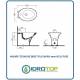 MISURE TECNICHE  BIDET FILO MURO