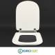 Copriwater per Ideal Standard CALLA BIANCO EURO con cerniera ORIGINALE cromo