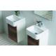 Lavabo 45X35 MINI con MOBILE SOSPESO, lavabo Ceramica, apertura dx QUATTRO COLORAZIONI  Colavene