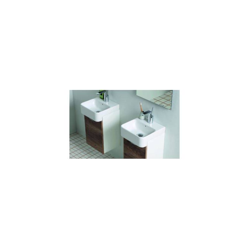 Lavabo 45X35 MINI con MOBILE SOSPESO, lavabo Ceramica, apertura dx QUATTRO COLORAZIONI  Colavene