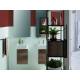 Lavabo 45X35 MINI con MOBILE SOSPESO, lavabo Ceramica, apertura dx QUATTRO COLORAZIONI  Colavene