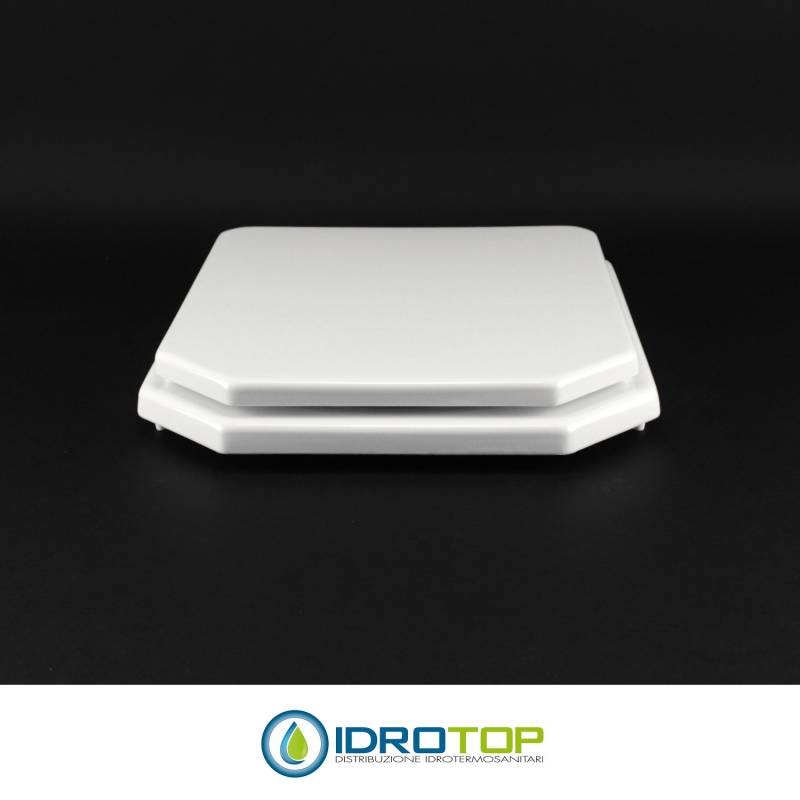 Copriwater Cesame DECO' ORIGINALE BIANCO Sedile Wc Coprivaso Asse In Legno