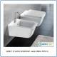 AMBIENTE VASO E BIDET SOSPESO serie ERIKA PRO Q