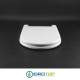 Sedile Copriwater Flaminia  VALENTINE I.VERS. BIANCO  Cerniera Cromo-