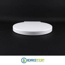 Copriwater per ARKE' GALASSIA come ORIGINALE TERMOINDURENTE BIANCO cerniera inox normale 