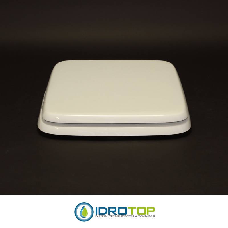 Copriwater Ideal Standard  VELARA  BIANCO I.S.  Cerniera Rallentata Soft Close Cromo-Sedile-Asse Wc