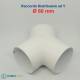 Raccordo a Y diam. 60 mm.Distributore per Aria Calda, Fredda e Ventilazione