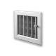 Bocchetta Aria cm20x20 regolabile Alluminio con Adattatore D.60 per Caminetti